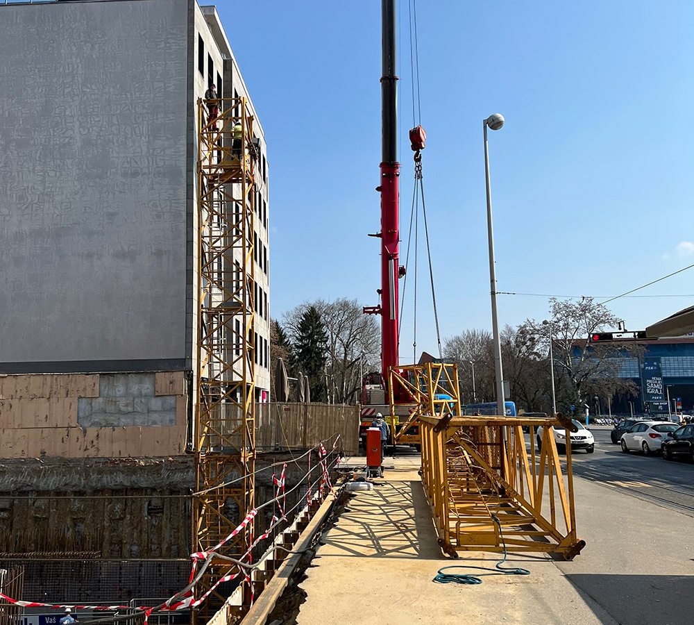 Montaža krana Maksimirska