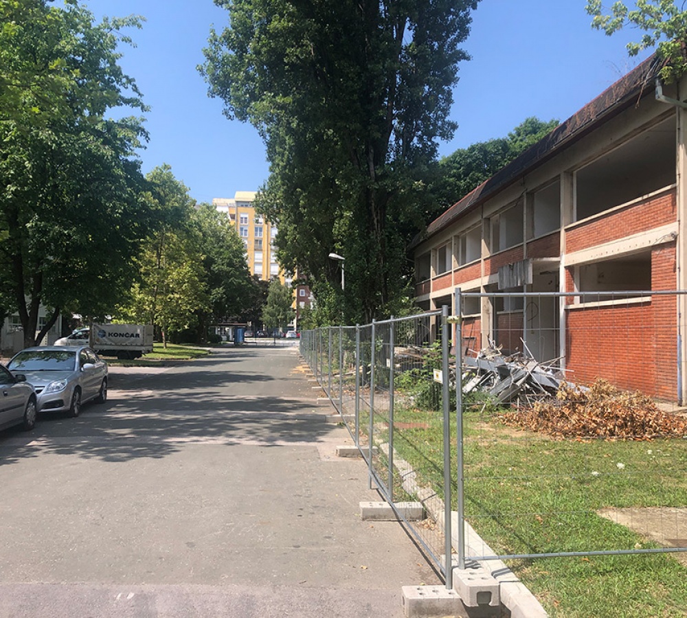 Rušenje postojećih objekata Končar