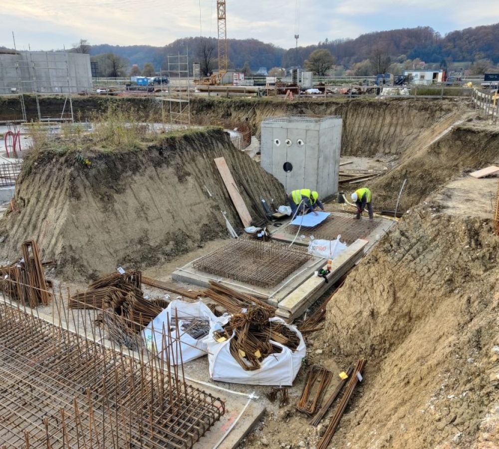 Radovi na postrojenju za pročišćavanje otpadnih voda Zabok – PPOV Oroslavje